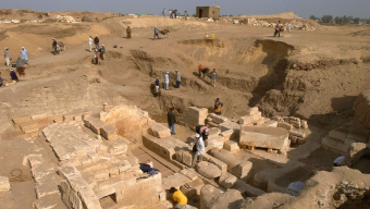 Excavacions arqueològiques a Oxirrinc (El Bahnasa, Egipte)